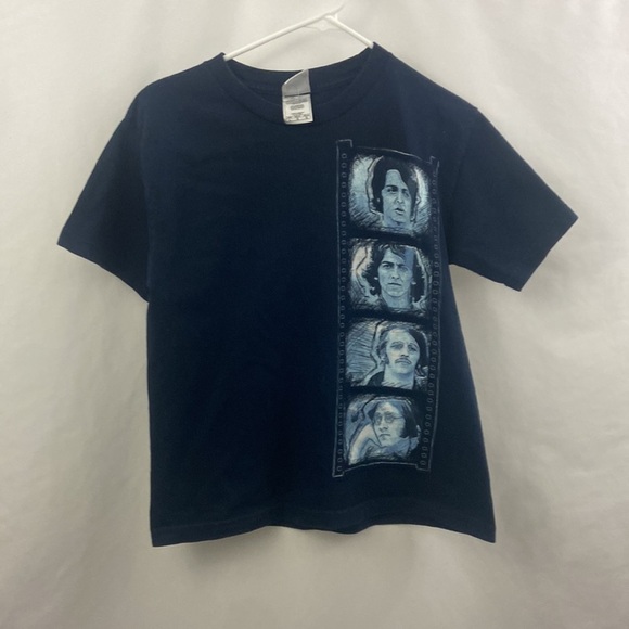 The Beatles 2005 Apple Corp. Kids Youth Size Large Navy Blue T Shirt - Picture 6 of 6
